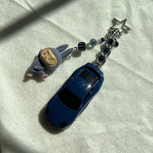 Porsche 911 GT3 Cup x Monster Beaded Keychain