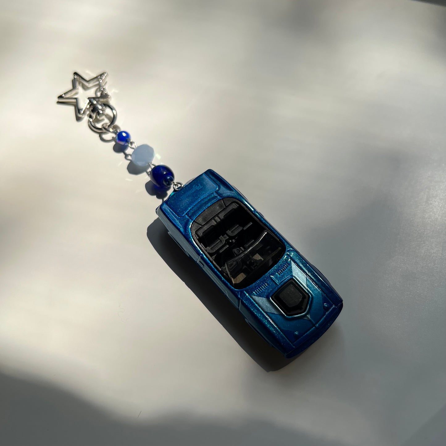 Plymouth Barracuda Beaded Keychain