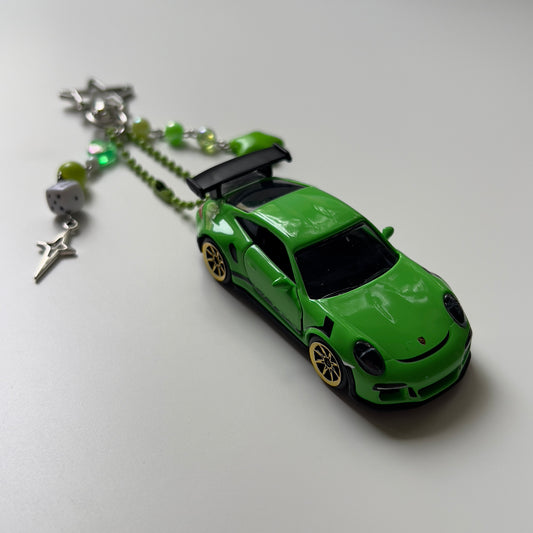 Porsche 911 GT3 RS Beaded Keychain