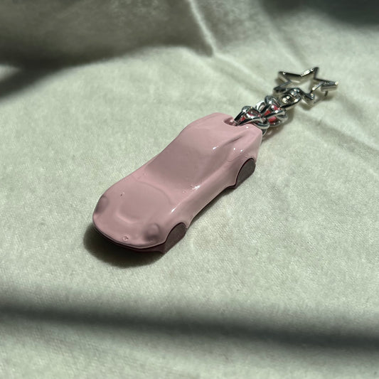 Coupe Clip Beaded Keychain