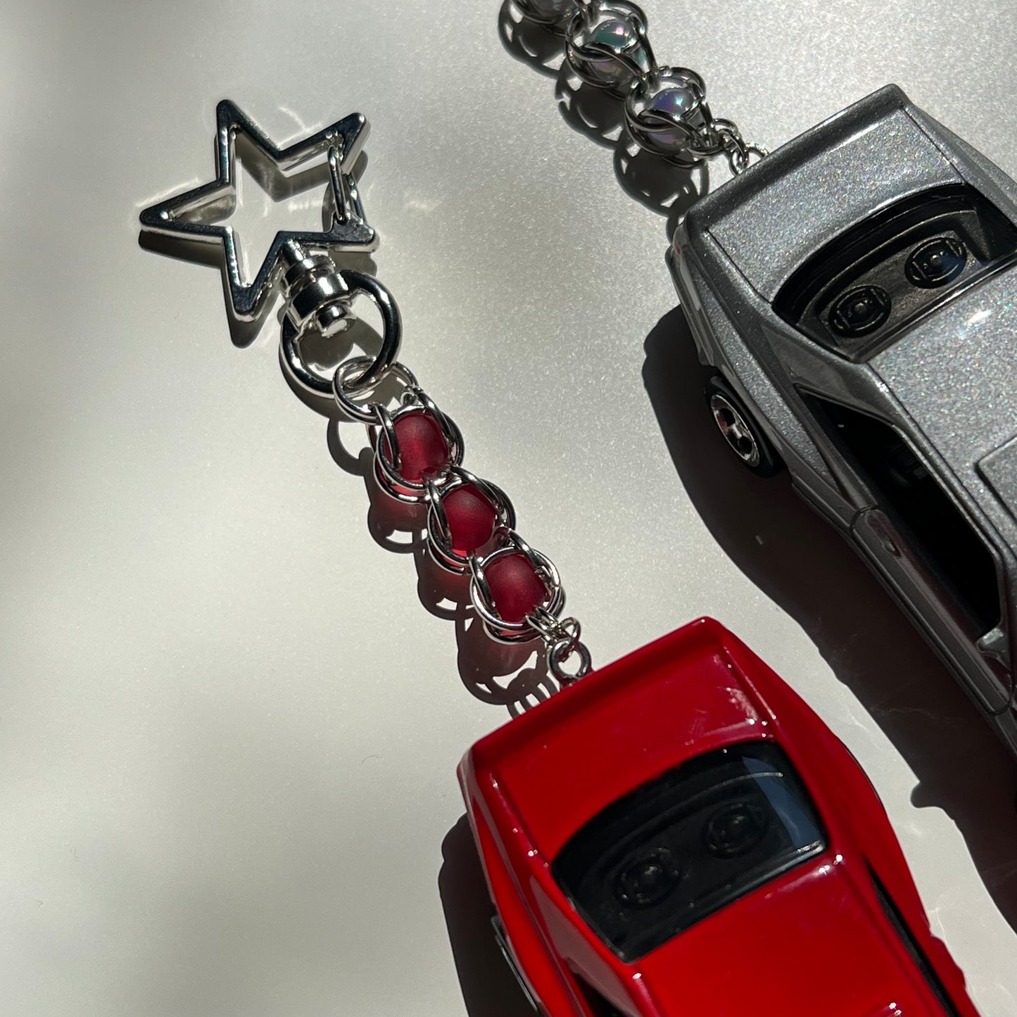 1989 Mercedes-Benz 560 SEC AMG Beaded Keychain