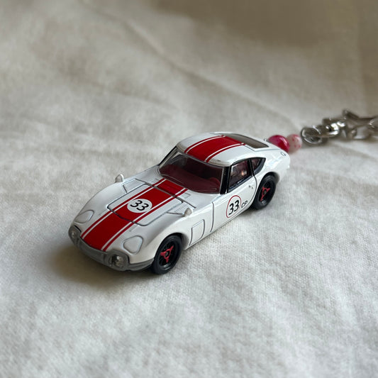 Toyota 2000 GT Beaded Keychain