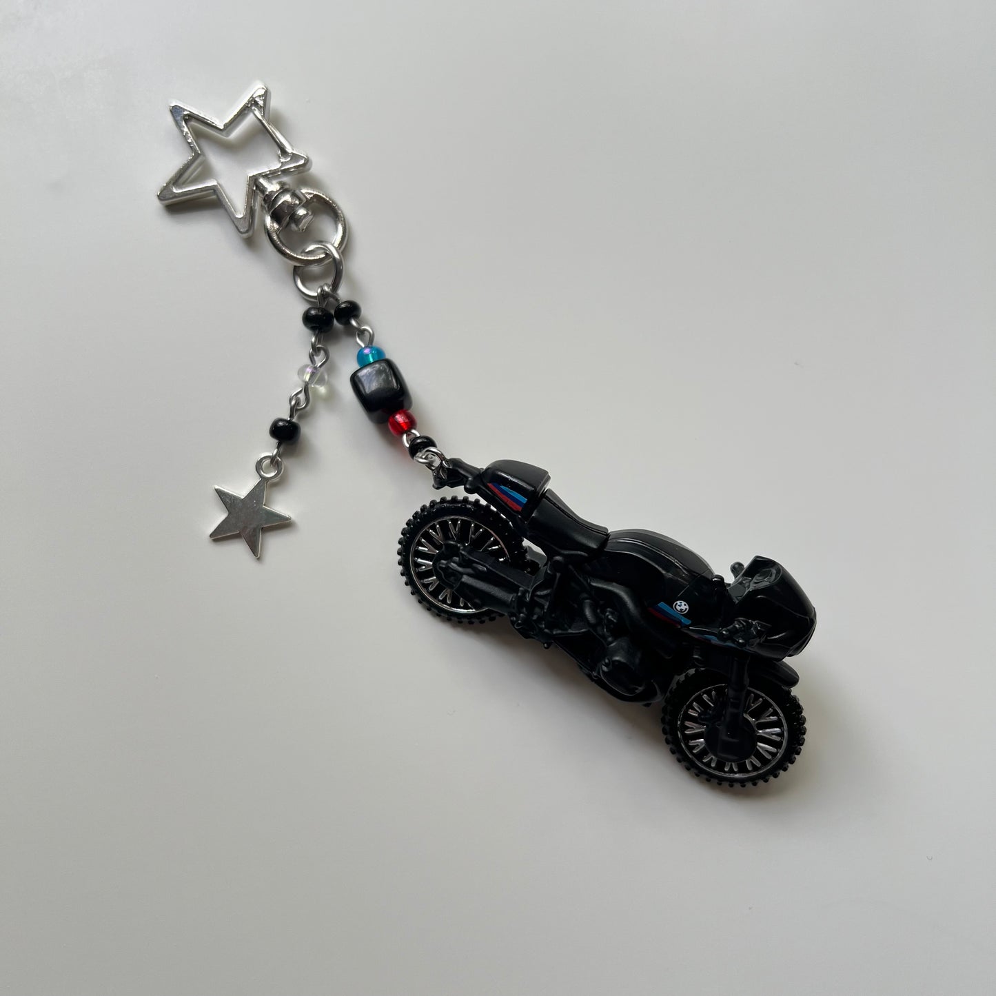 BMW NineT Racer Beaded Keychain