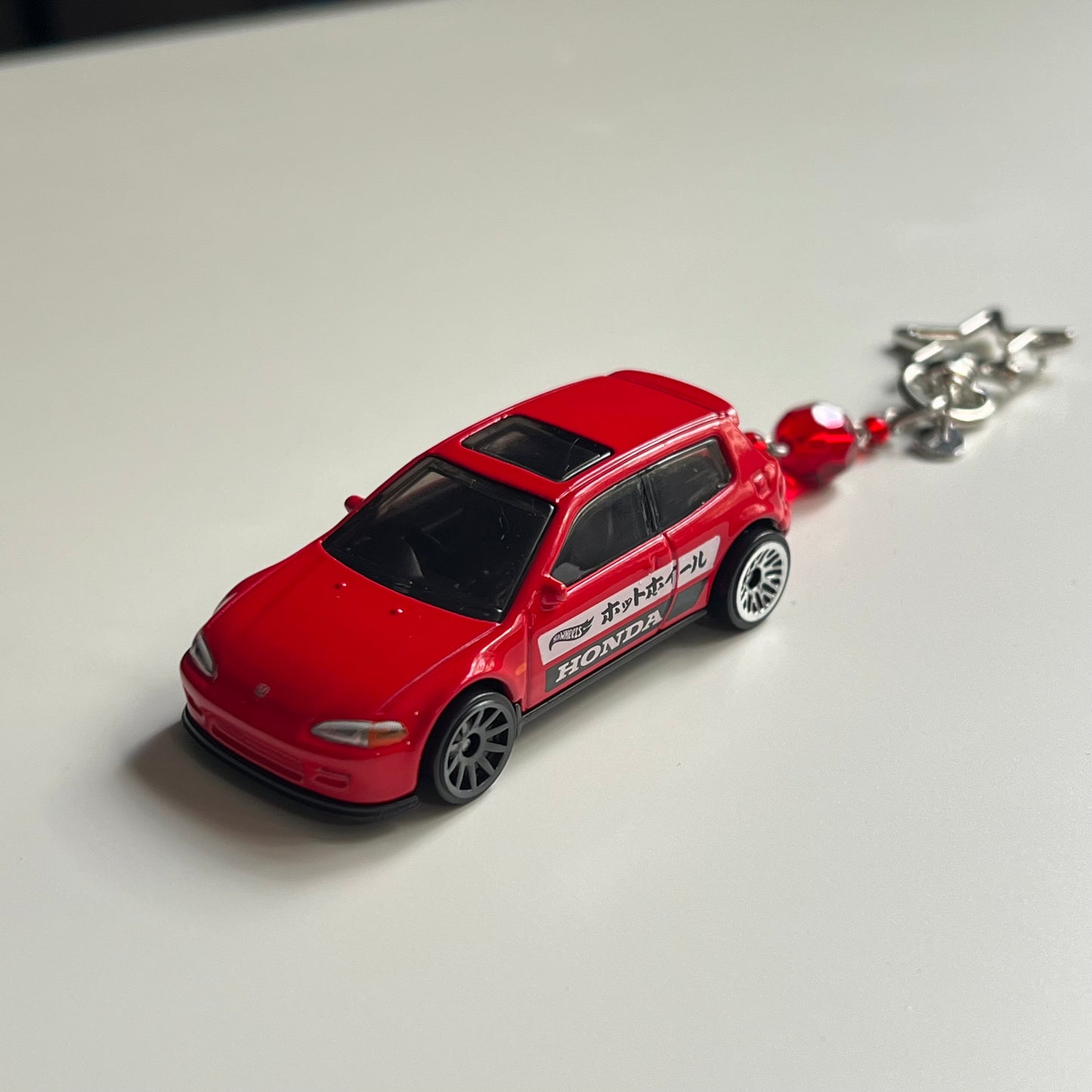 Honda Civic EG Beaded Keychain