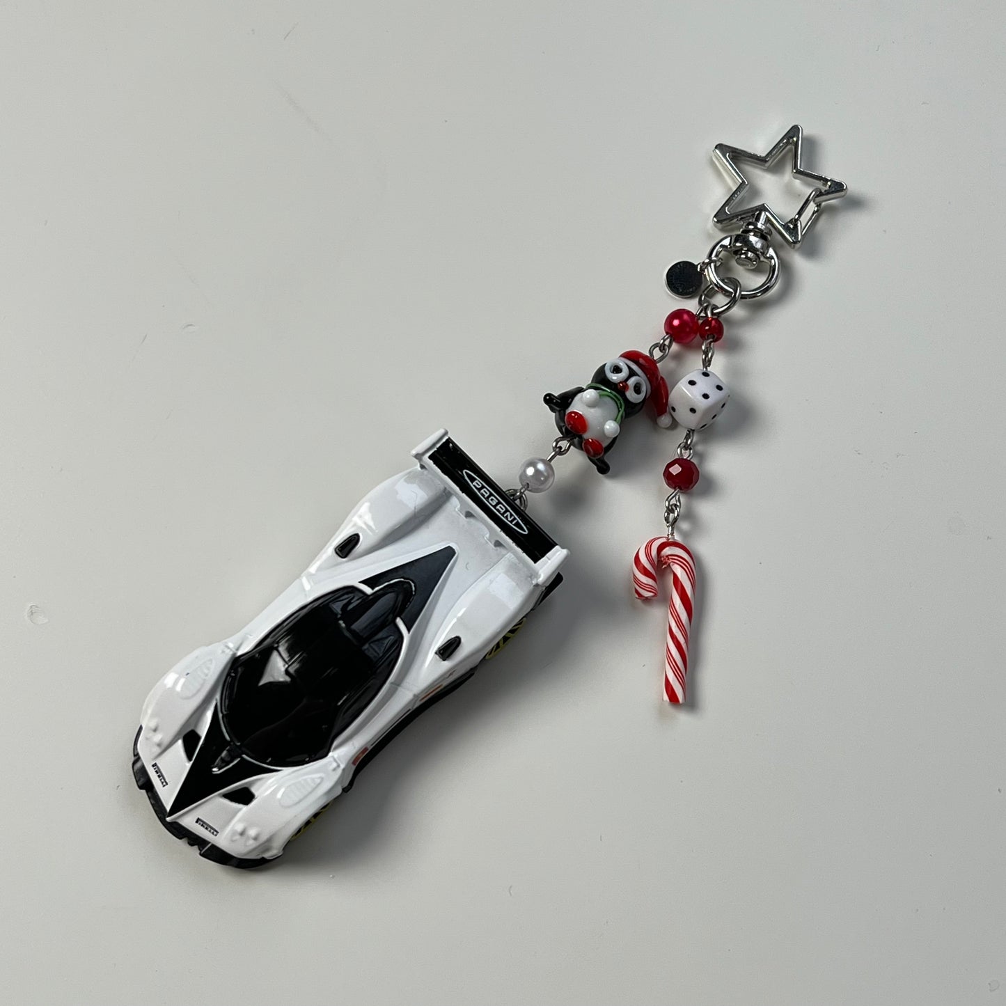 Pagani Zonda R Beaded Keychain