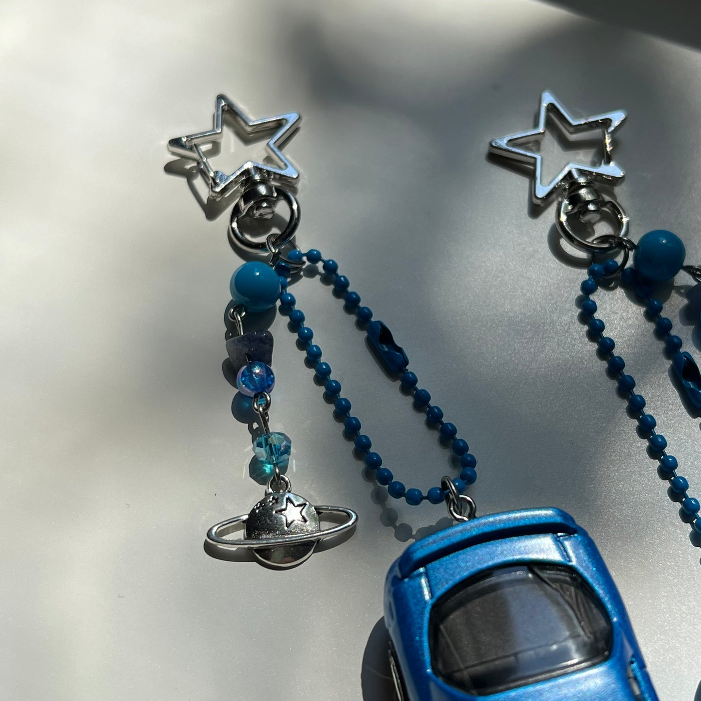 Mitsubishi 3000GT Beaded Keychain