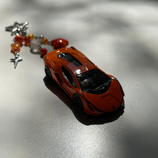 Lamborgini Sian FKP 37 Beaded Keychain