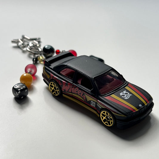 BMW M3 Beaded Keychain