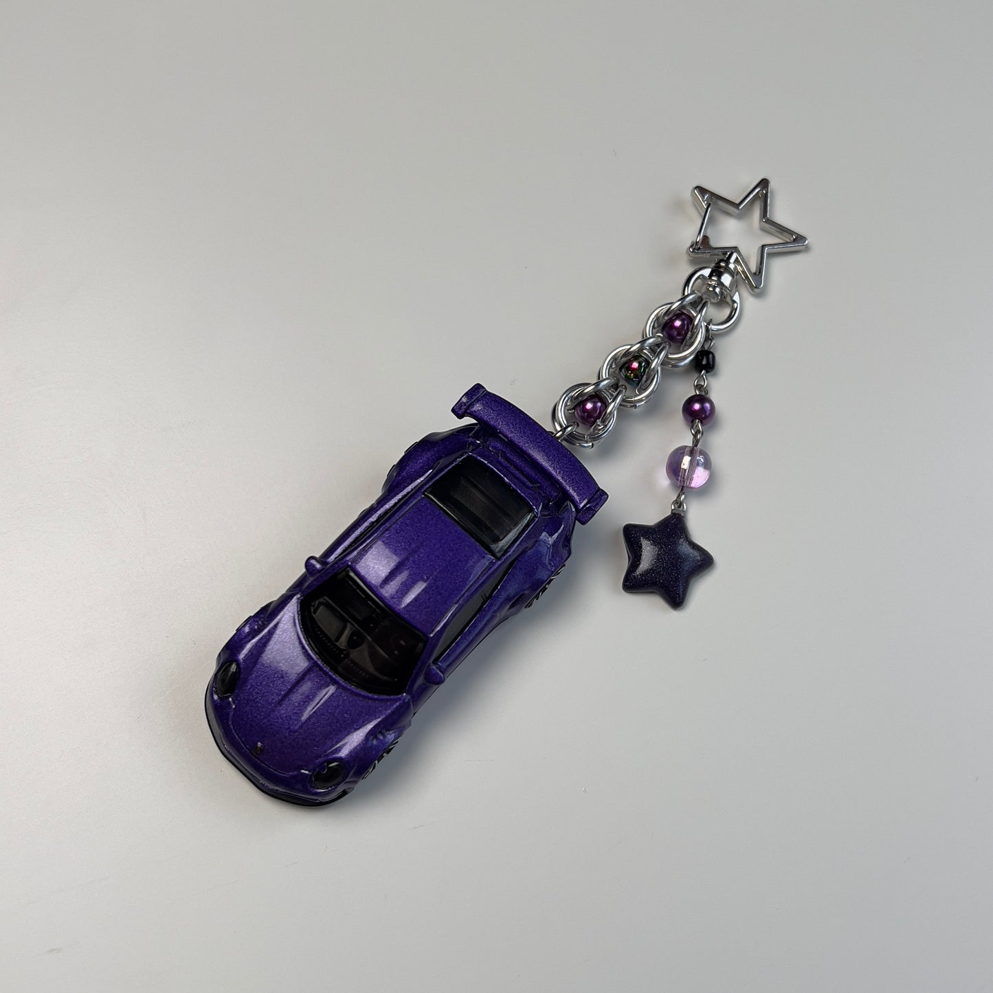 Porsche 911 GT3 RS Beaded Keychain