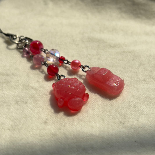 Turtle x Miata Beaded Phone Charm