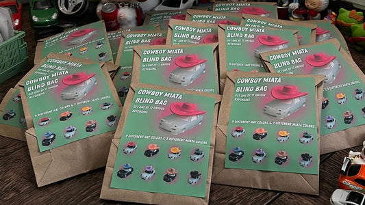 Cowboy Miata Beaded Keychain Blind Bag