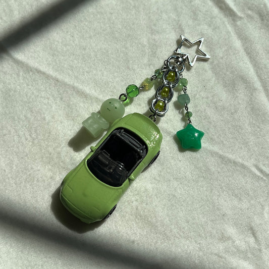 NA Miata x Green Buddy Beaded Keychain