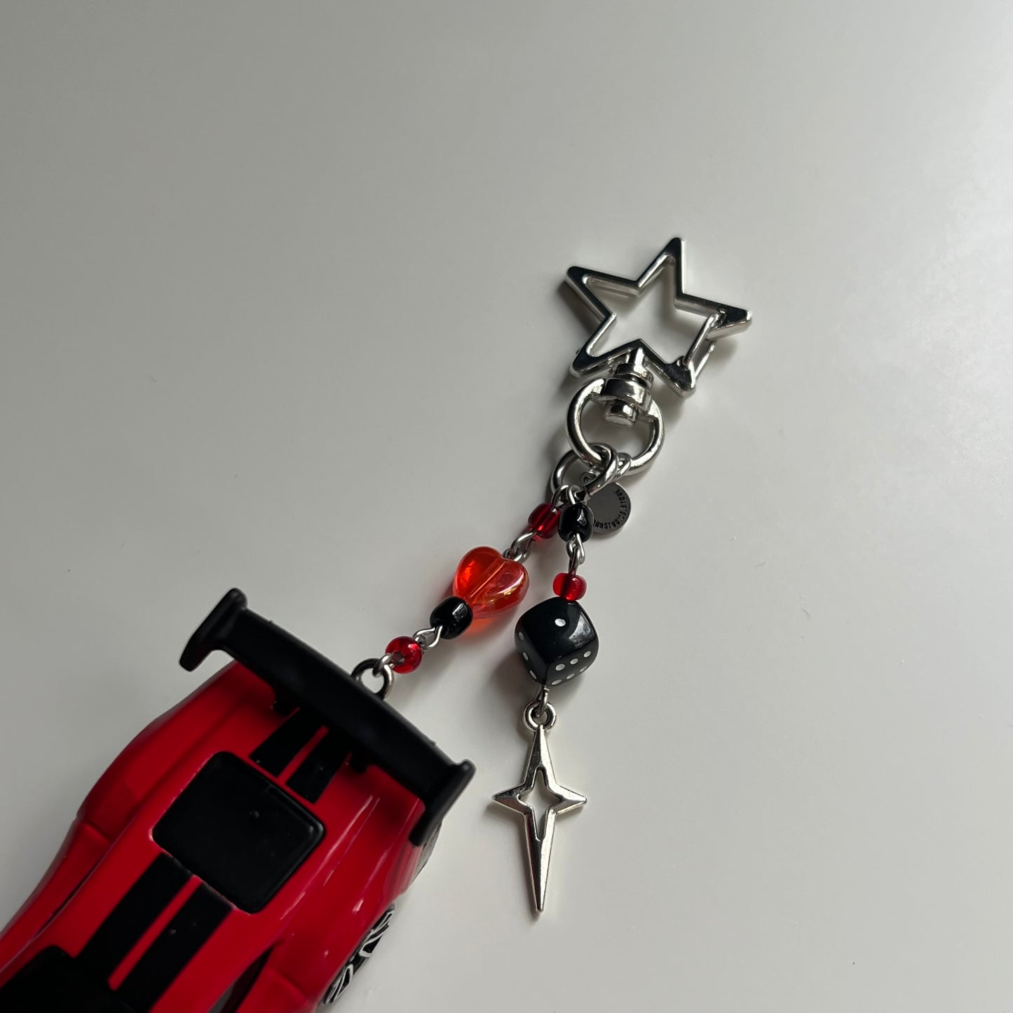 Count Muscula Beaded Keychain