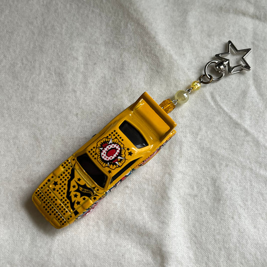 ‘70 Plymouth Superbird Beaded Keychain
