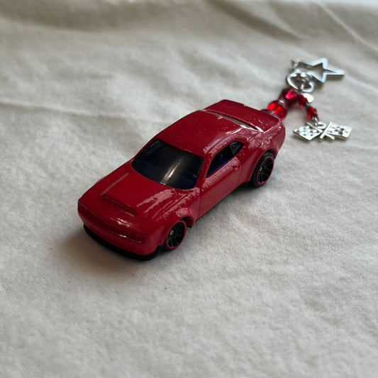 Challenger Beaded Keychain