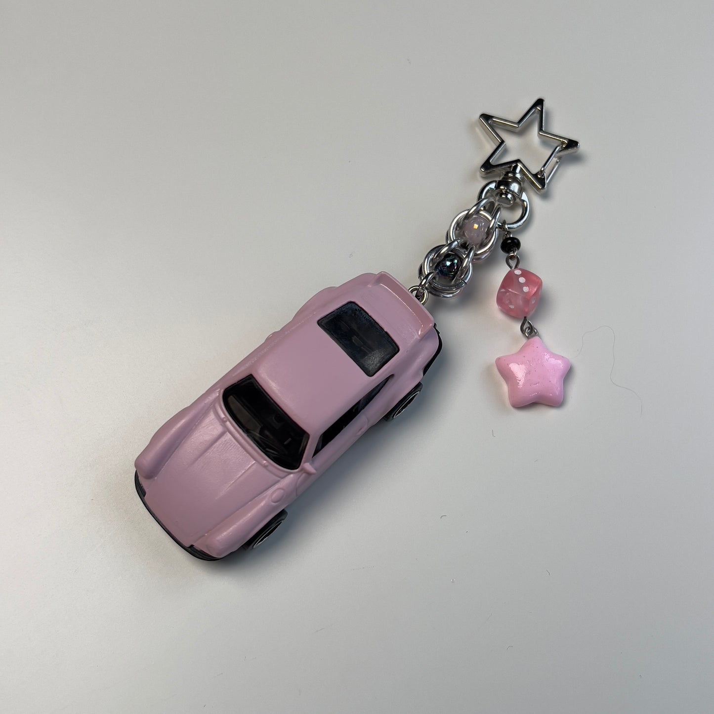 Porsche 911 Carrera RS 2.7 Beaded Keychain