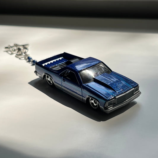 ‘80 Chevy El Camino Beaded Keychain