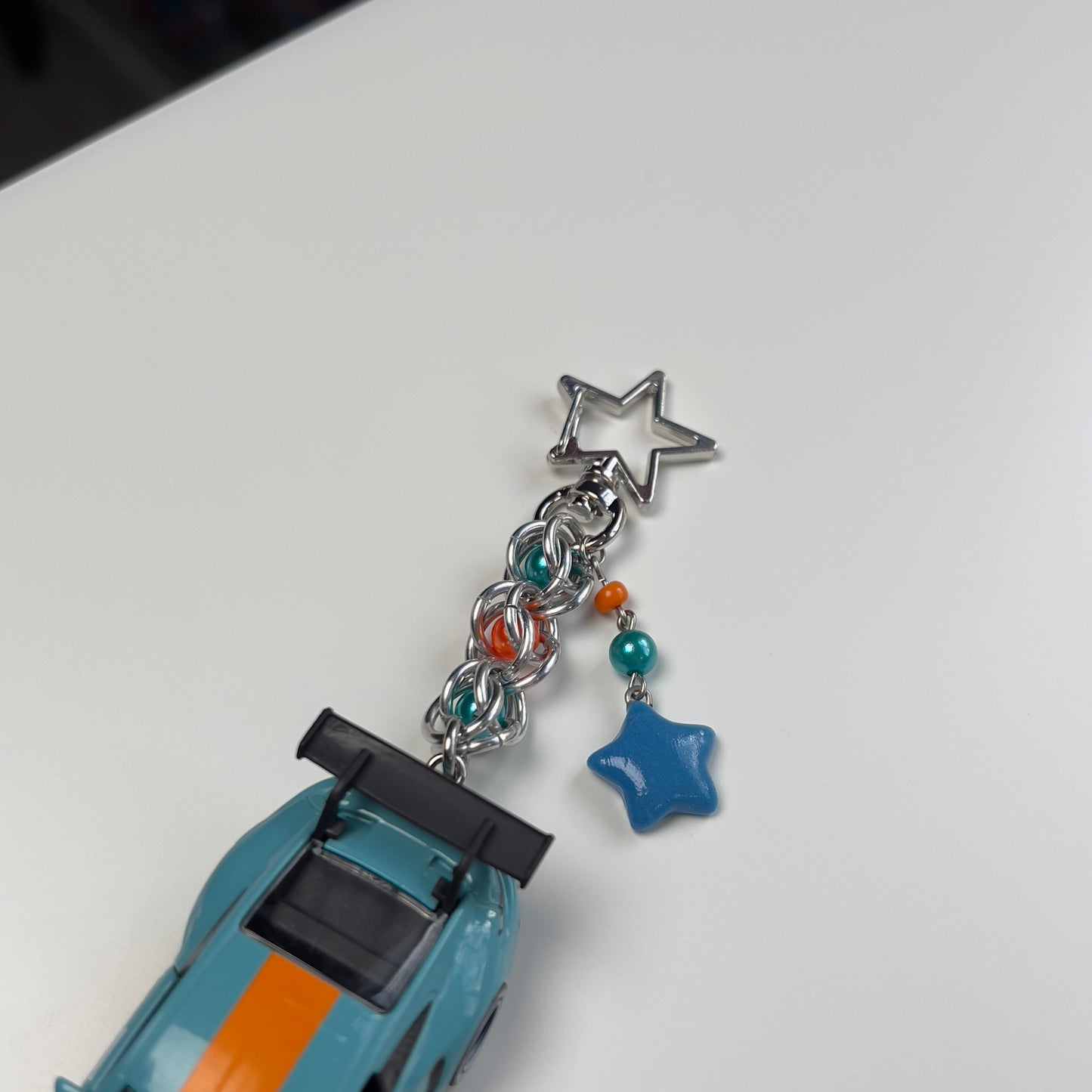 Porsche 911 GT3 Cup (992) Beaded Keychain