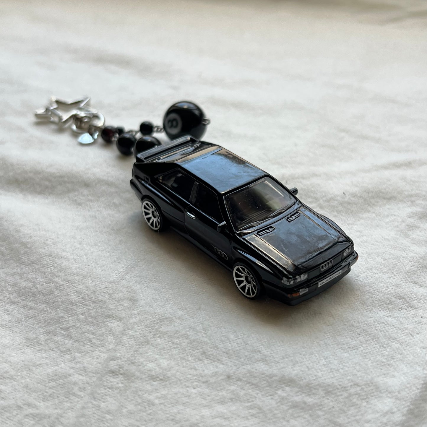 ‘87 Audi Quattro Beaded Keychain