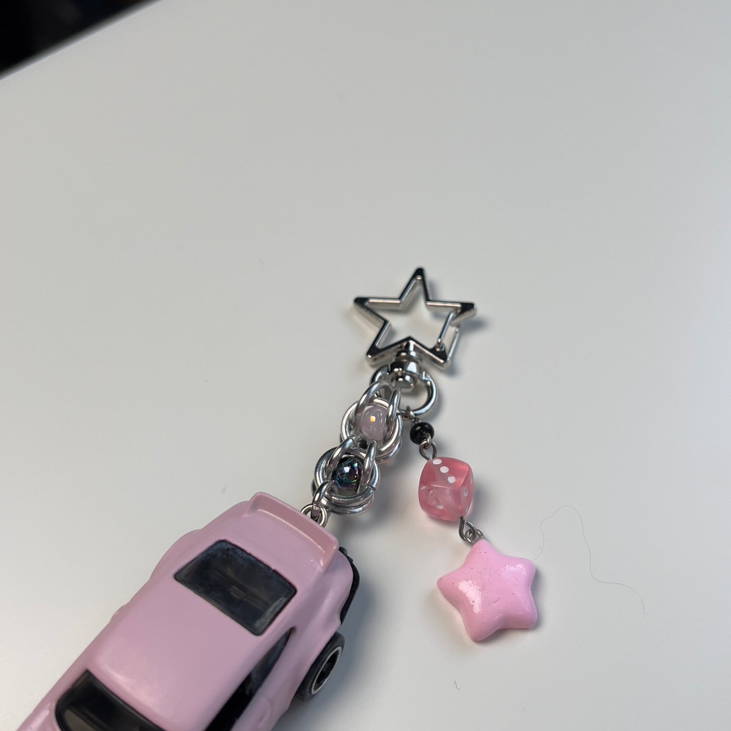 Porsche 911 Carrera RS 2.7 Beaded Keychain