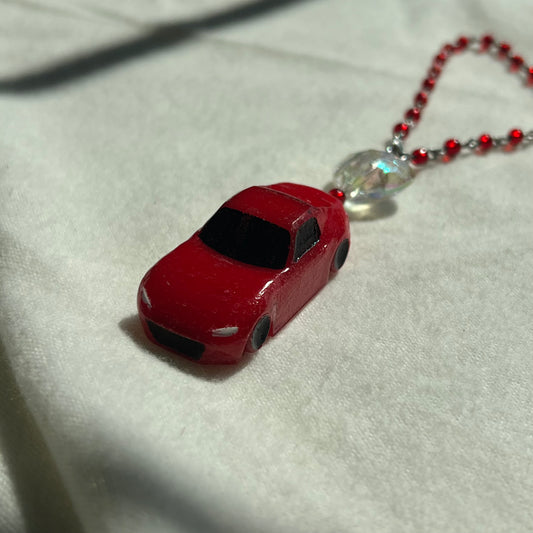 ND Miata Beaded Rear View Mirror Hanging / Bag Charm