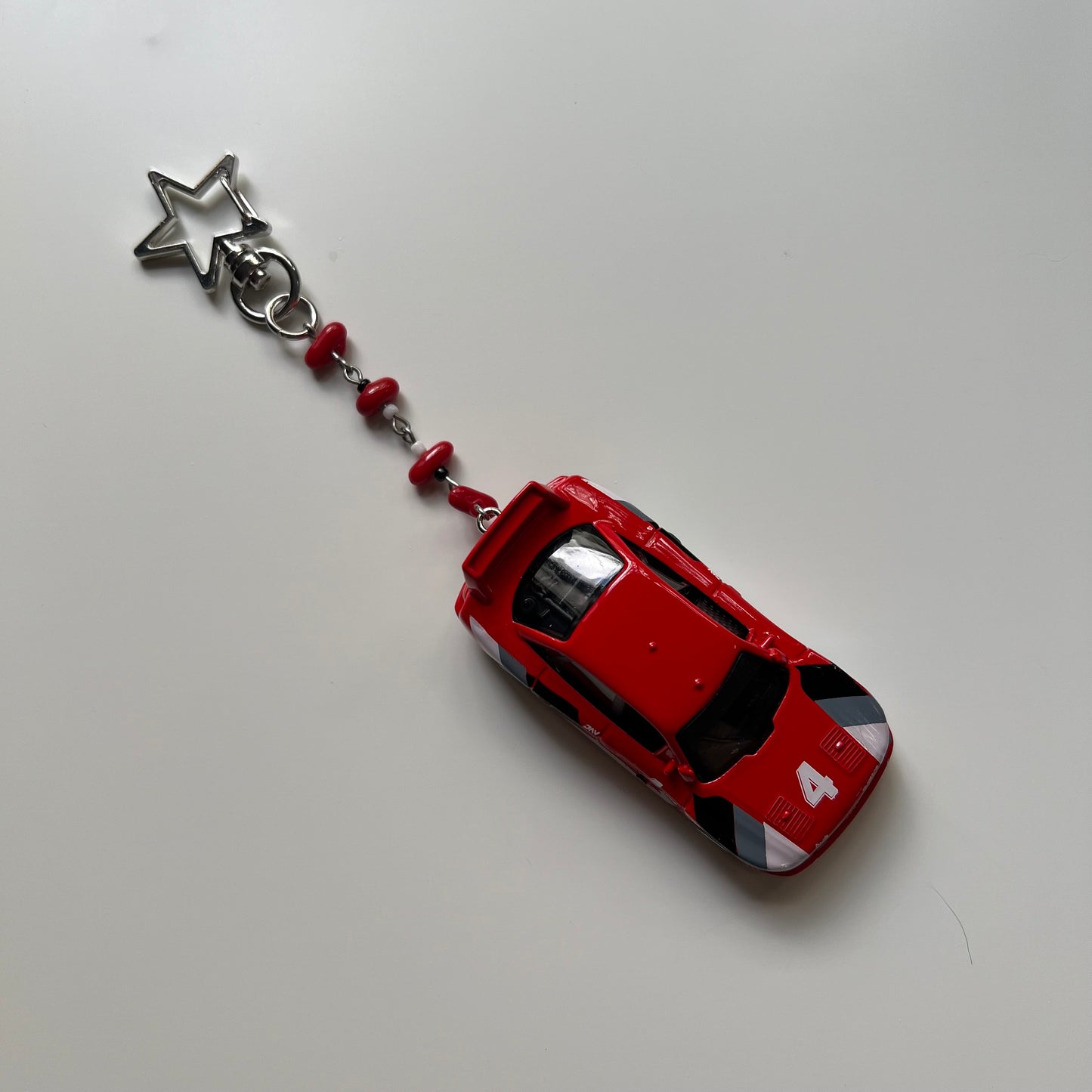 Audi 90 Quattro Beaded Keychain