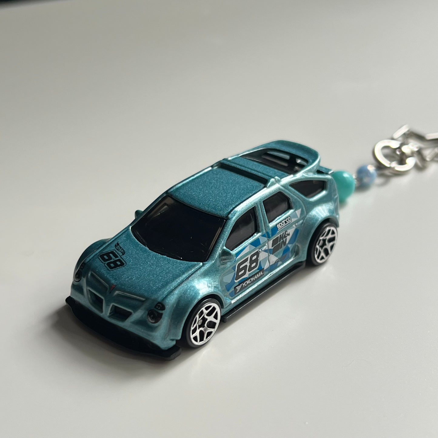 Pontiac Aztek Custom Beaded Keychain