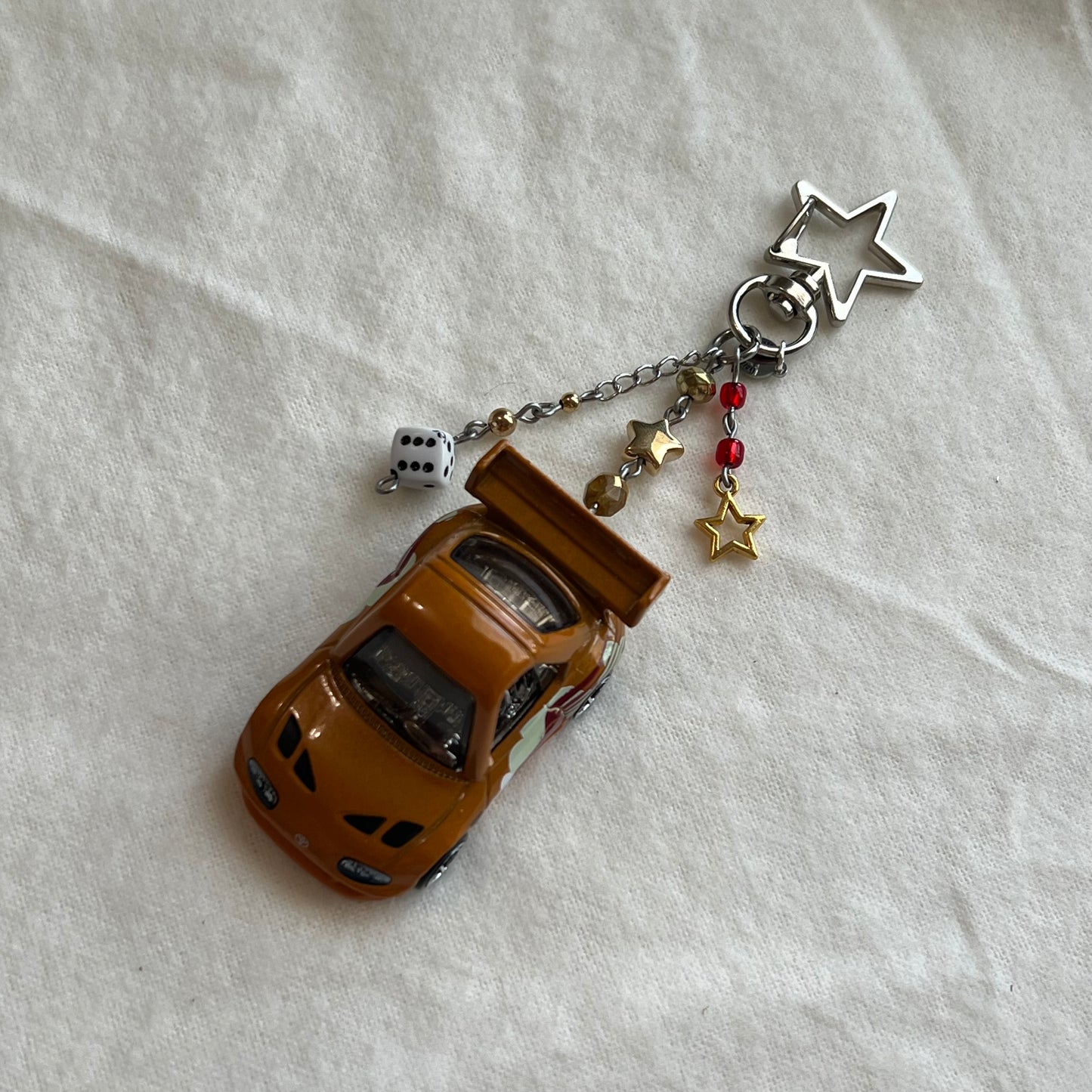 Toond Toyota Supra Beaded Keychain