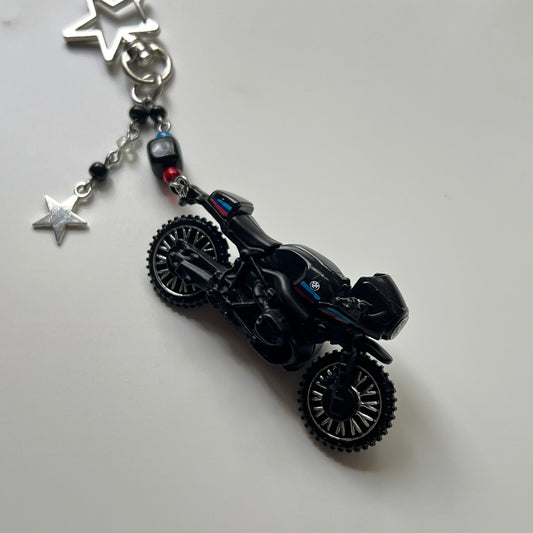 BMW NineT Racer Beaded Keychain