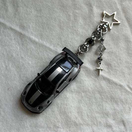 Porsche 911 GT2 Beaded Keychain