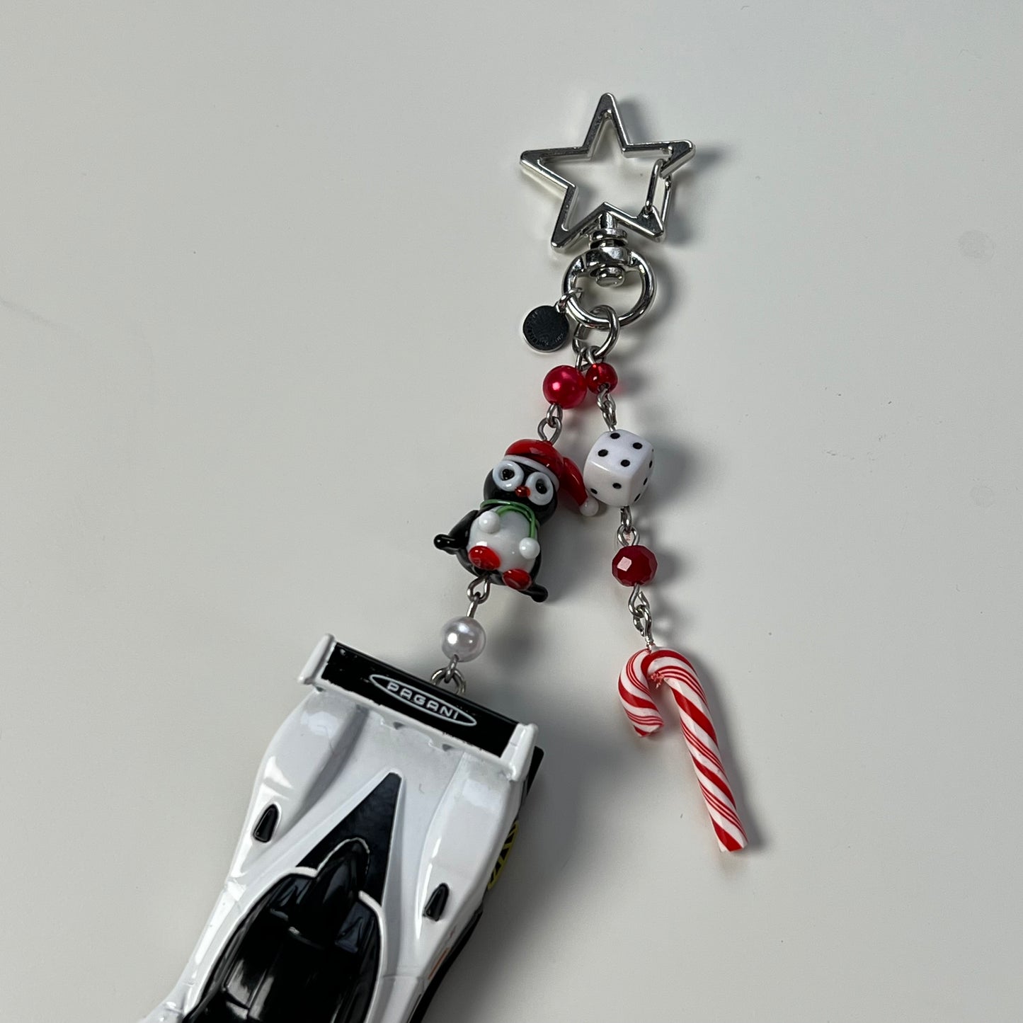 Pagani Zonda R Beaded Keychain