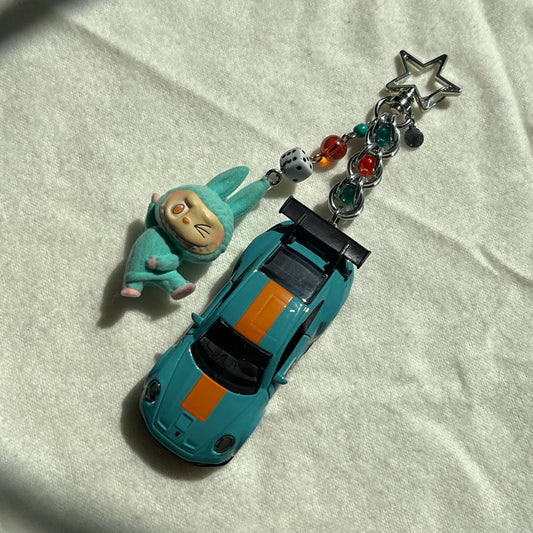 Porsche 911 992 GT3 Cup x Monster Beaded Keychain