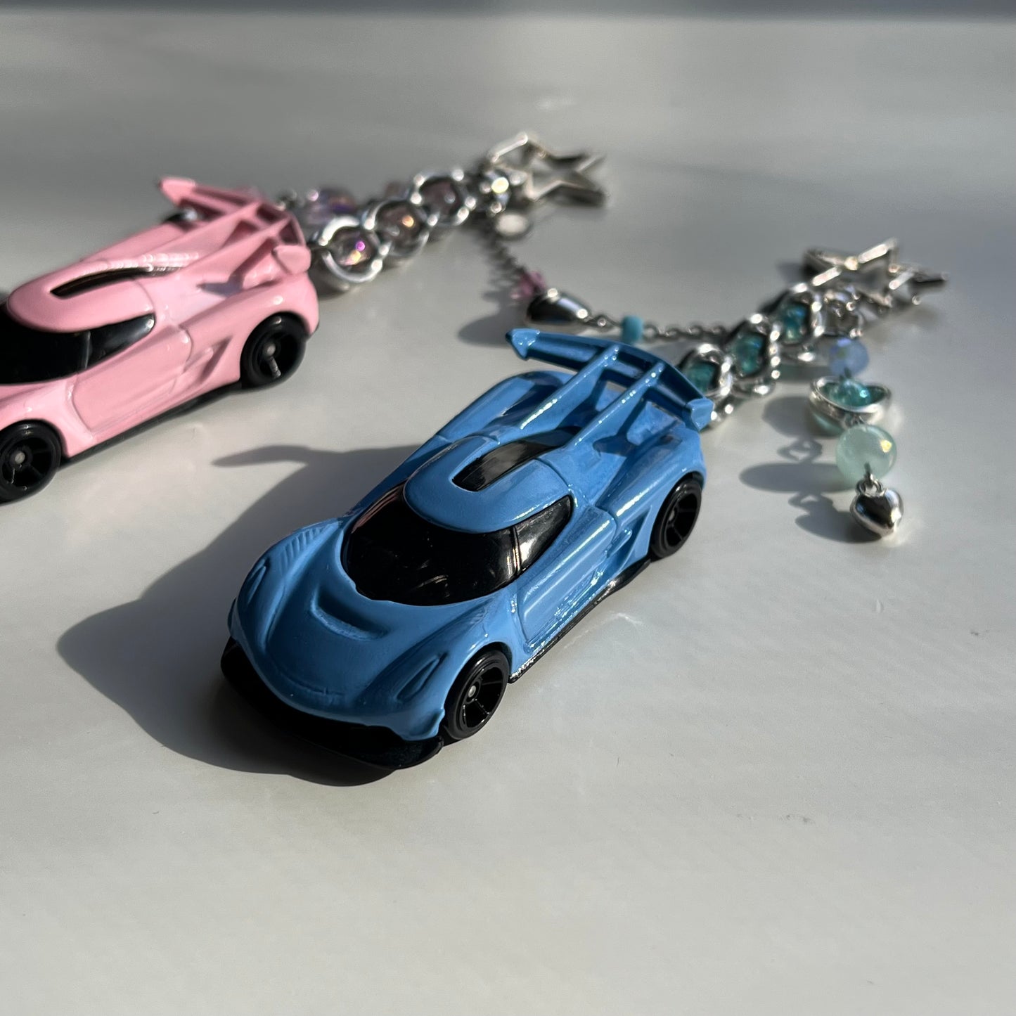 Koenigsegg Jesko Matching Pair Beaded Keychains