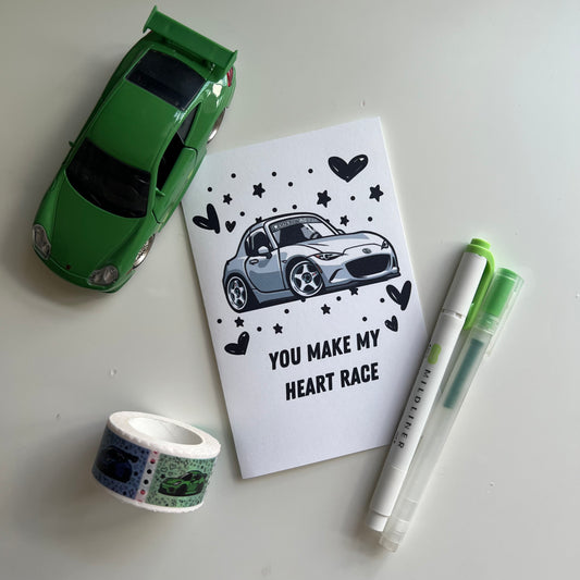 ND RF Miata Valentine's Day Card