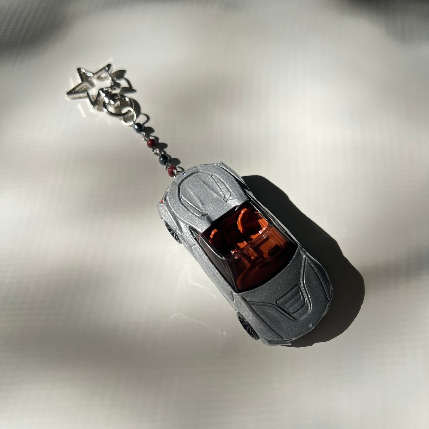 BMW i8 Roadster Beaded Keychain