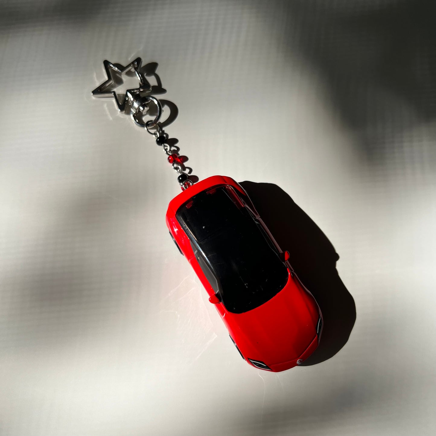 Nissan 400z Beaded Keychain