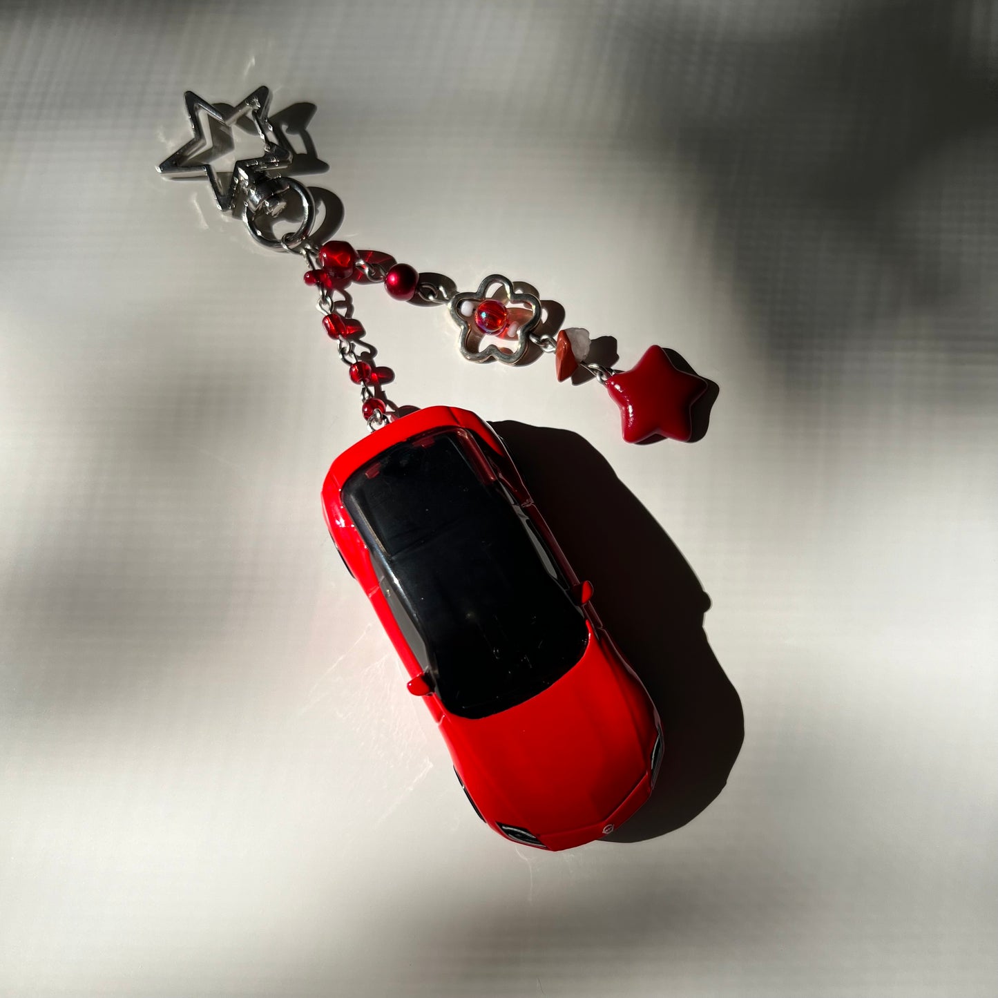 Nissan 400z Beaded Keychain