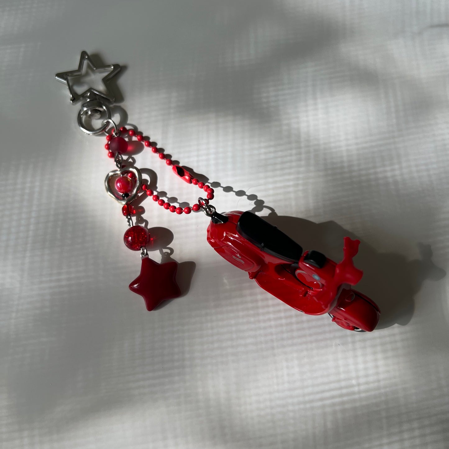 Vespa 90 SS Super Sprint [1996] Beaded Keychain