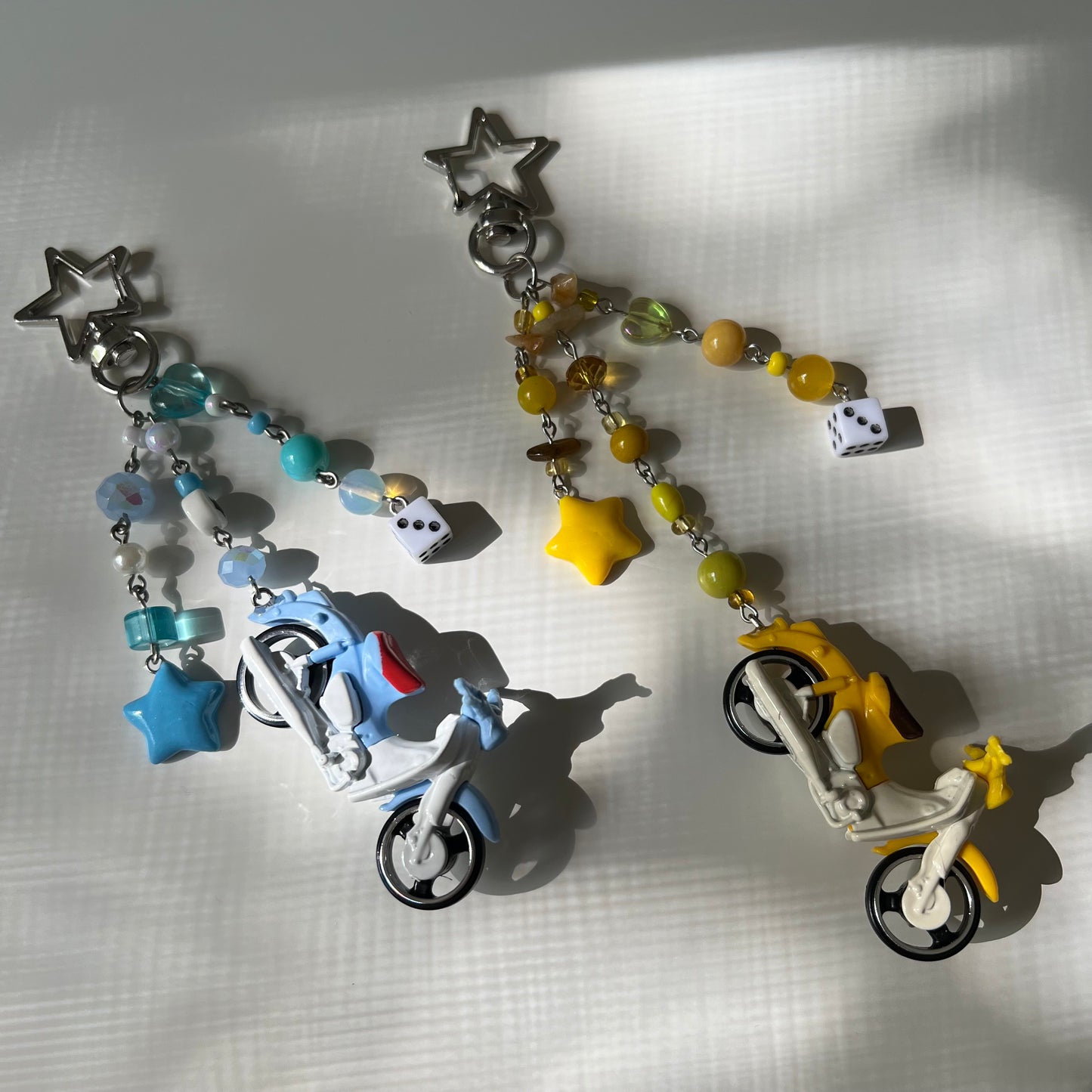 Honda Super Cub Beaded Keychain