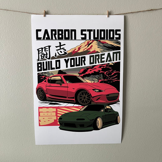 NA & ND RF Miata Poster