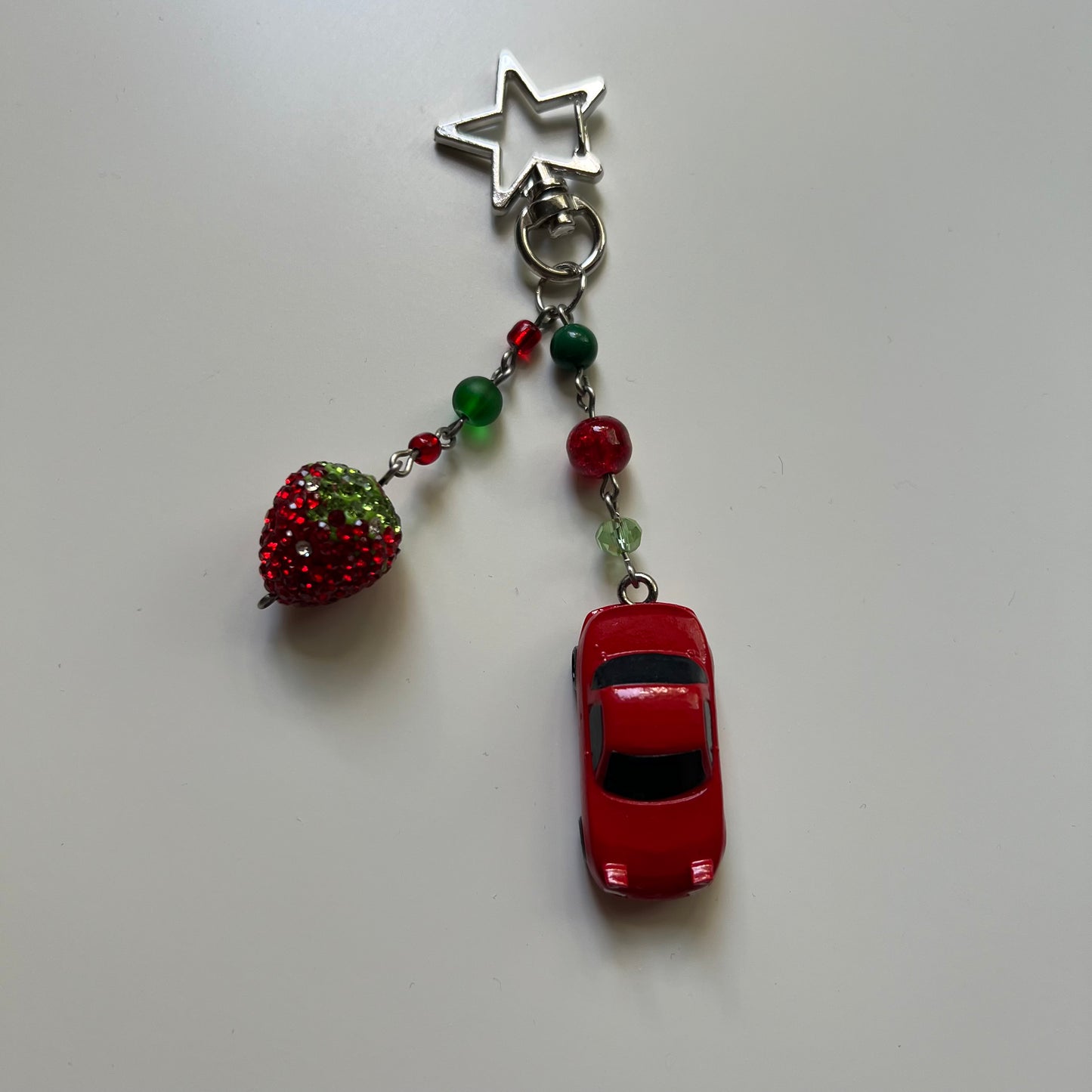 Strawberry Miata Keychains