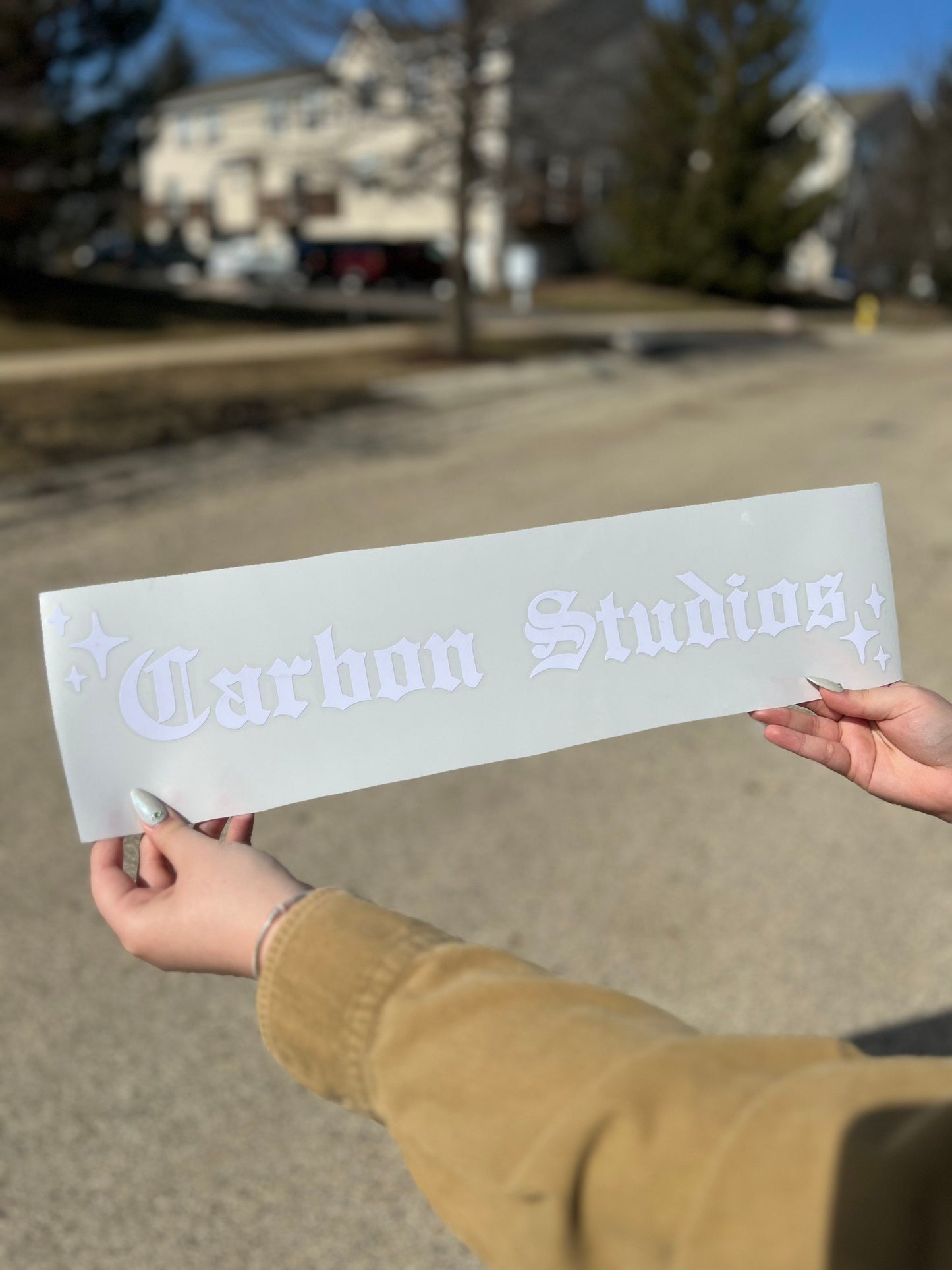 Carbon Studios Windshield Banner Decal