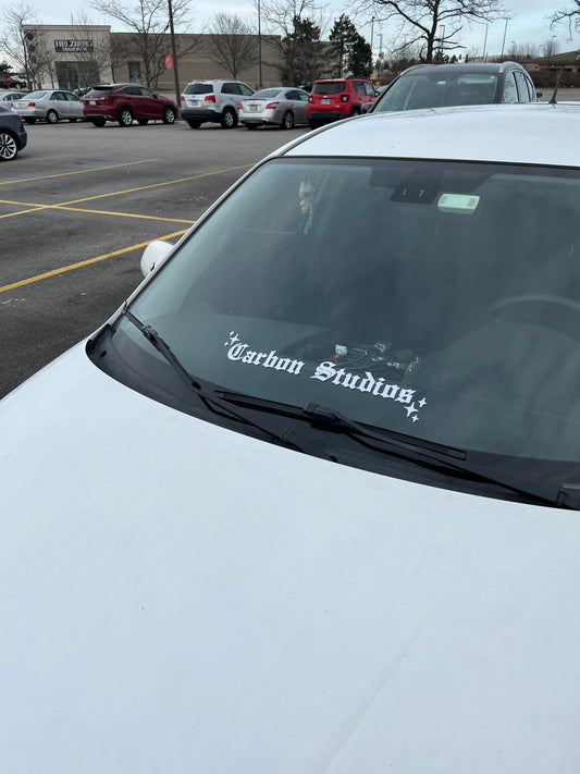 Carbon Studios Windshield Banner Decal