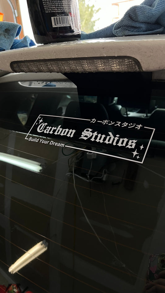 Build Your Dream Carbon Studios Decal