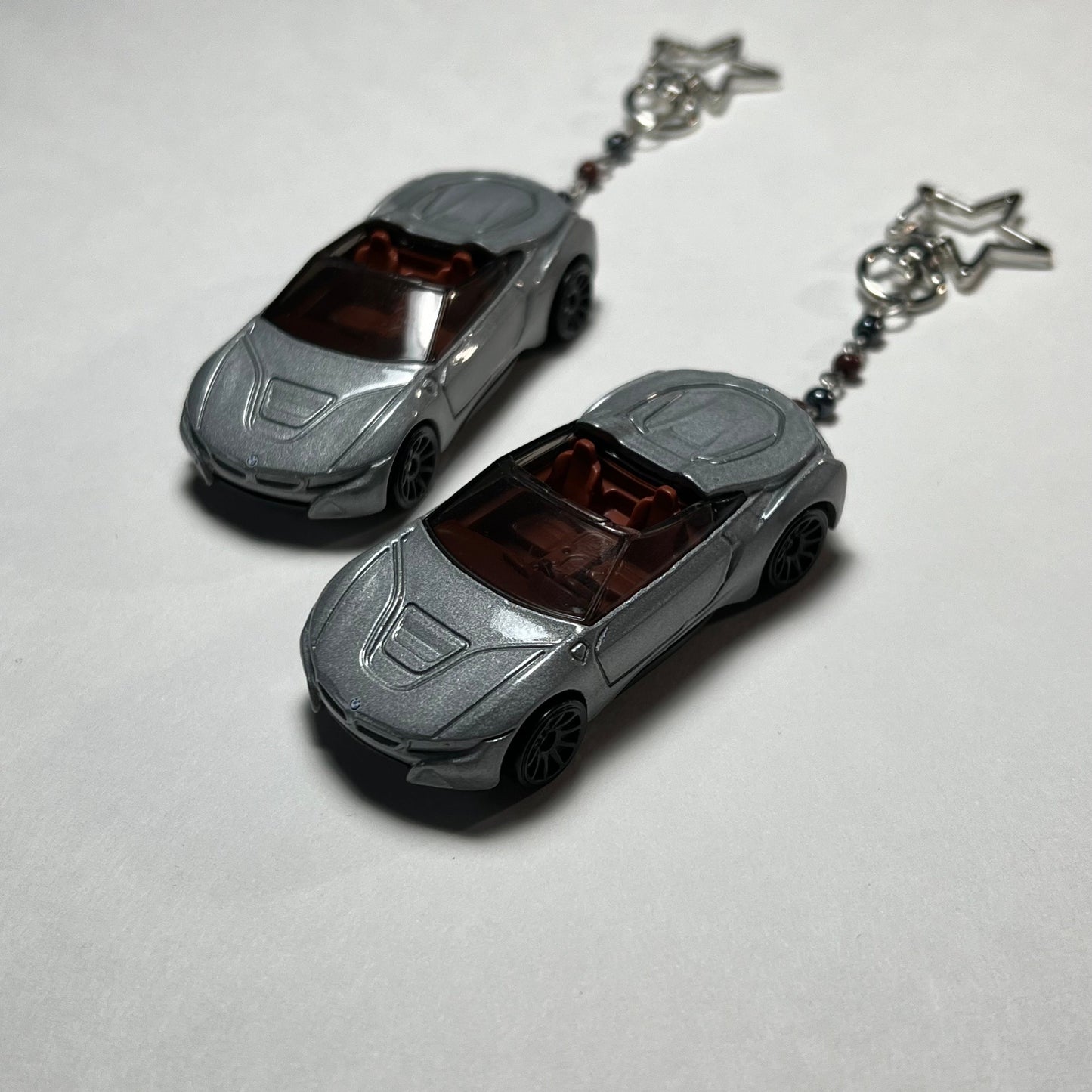 BMW i8 Roadster Beaded Keychain