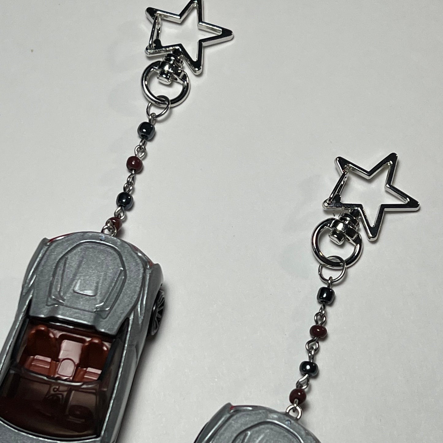 BMW i8 Roadster Beaded Keychain